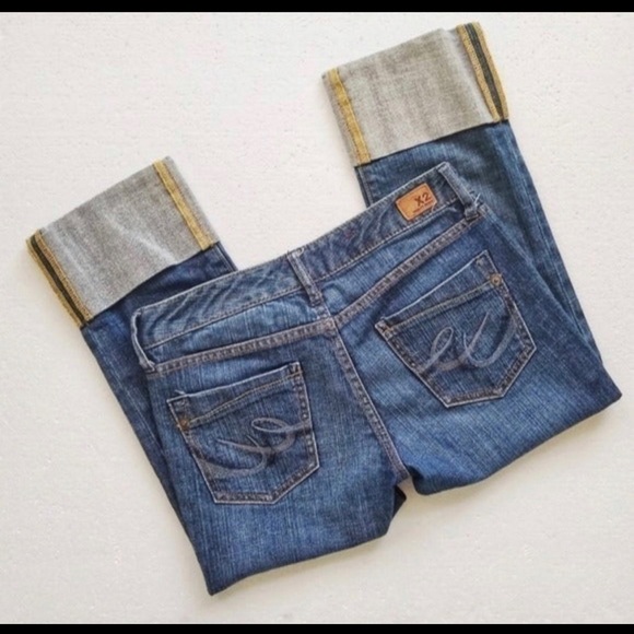 Vintage Capri Cuffed Jean  Express/X2. Size 0 - Picture 2 of 10